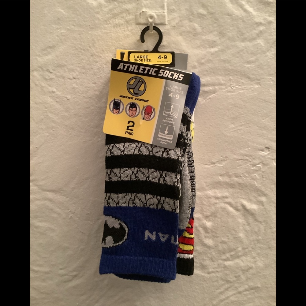 Athletic socks Justice League